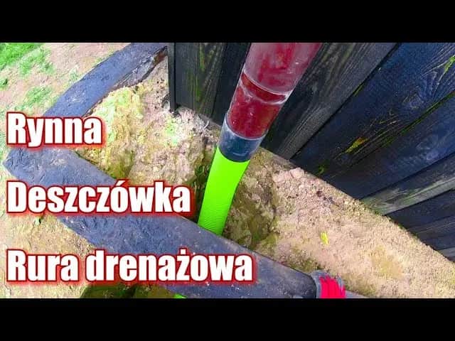 Jak podłączyć rurę drenarską z rynną - uniknij najczęstszych błędów