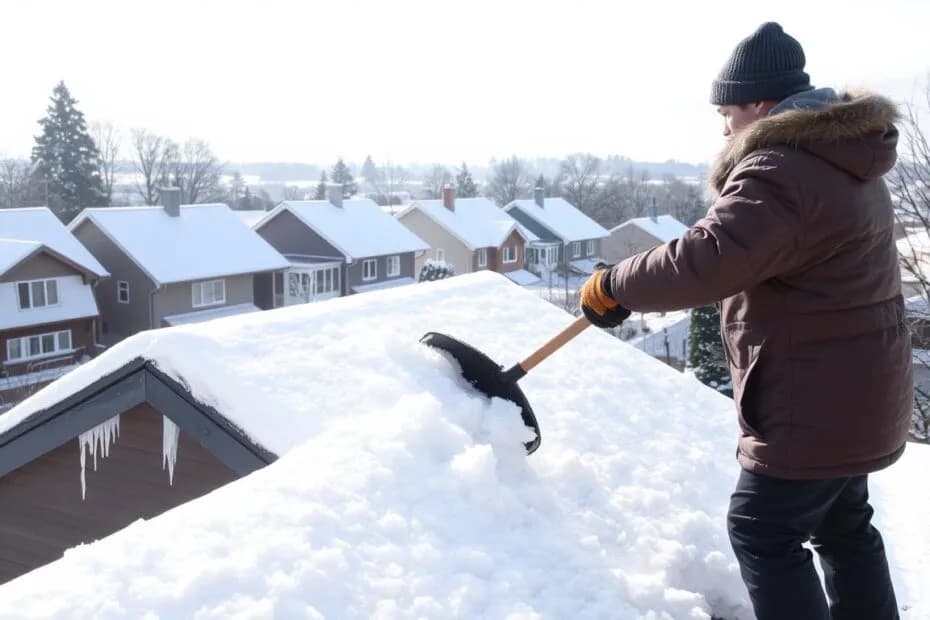 Jak odśnieżyć dach bezpiecznie i skutecznie - uniknij problemów